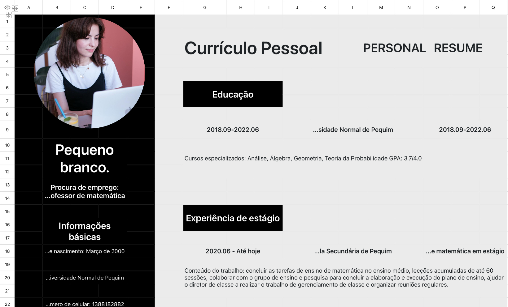 Currículo do Professor de Matemática